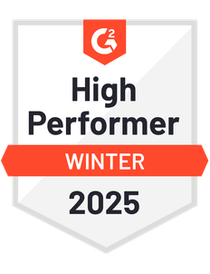 G2 High Performer, Winter 2025