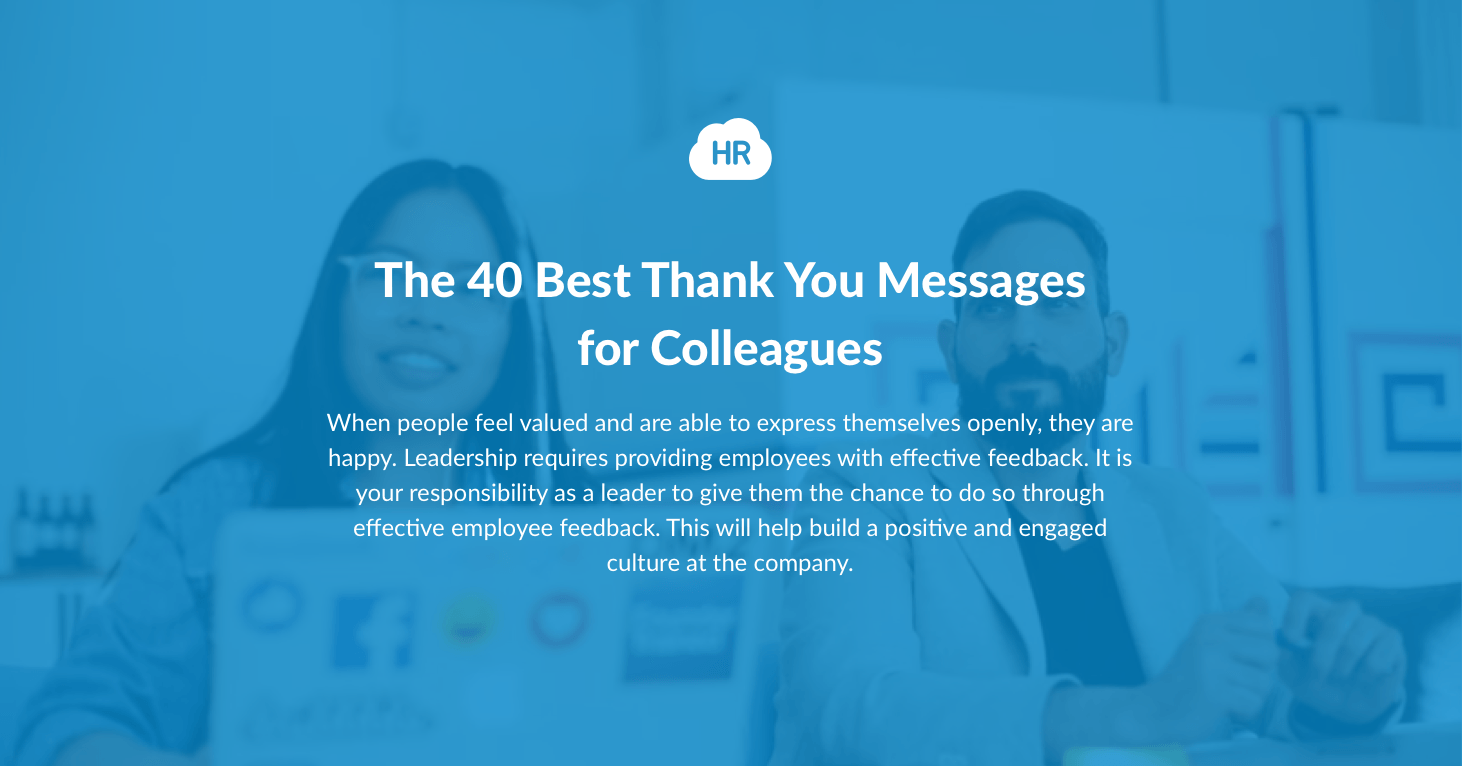 The 40 Best Thank You Messages for Colleagues