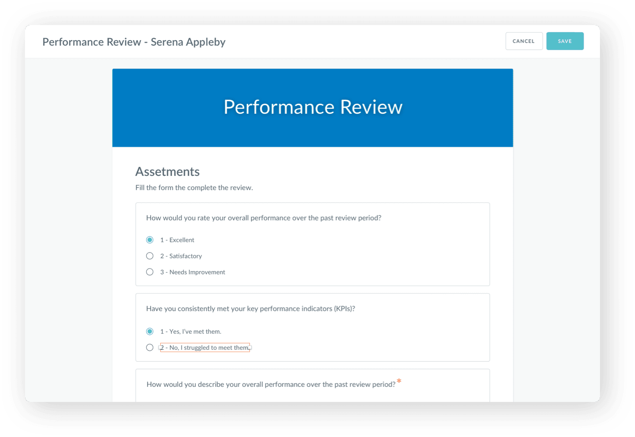 performance review