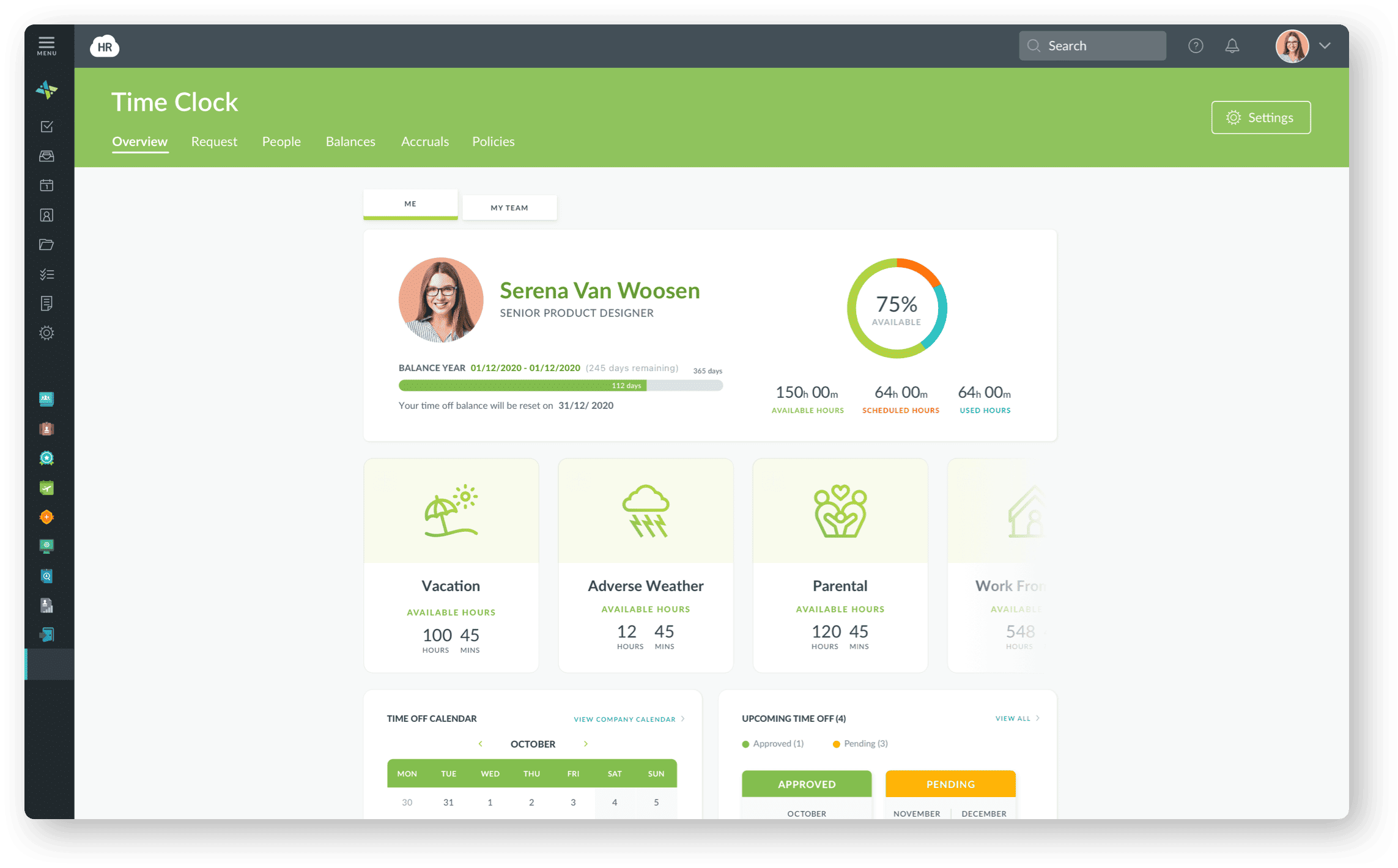 Centralized Time Off Dashboards