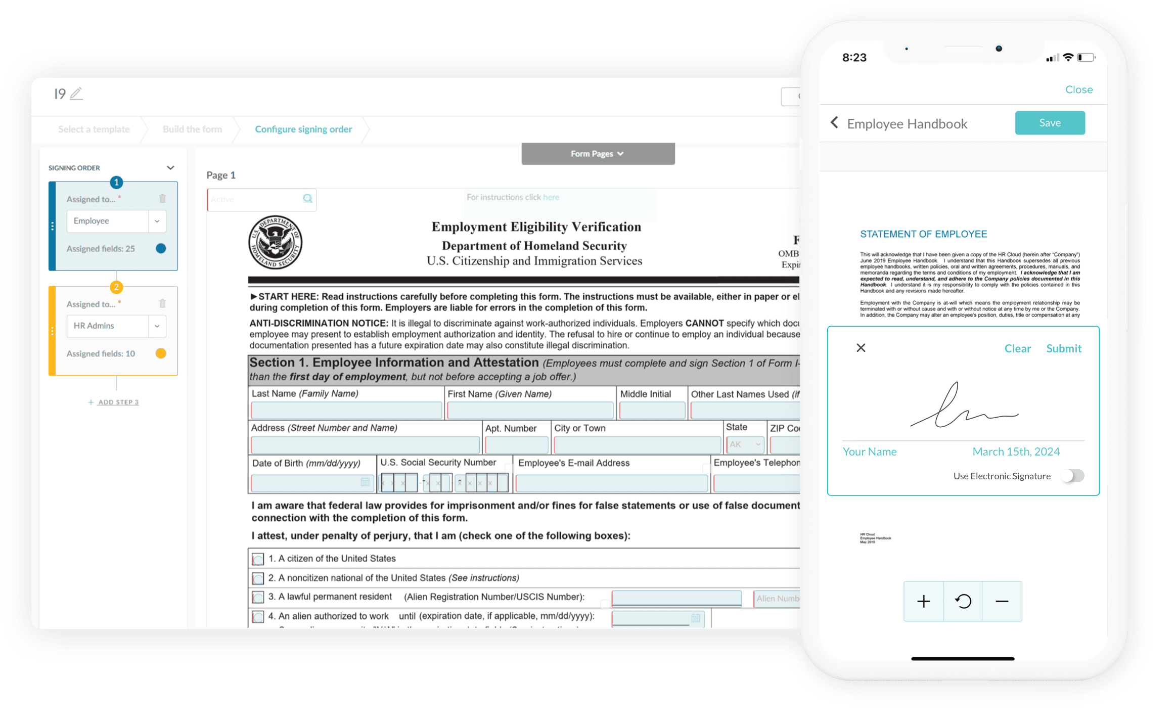 E-form & E-signature