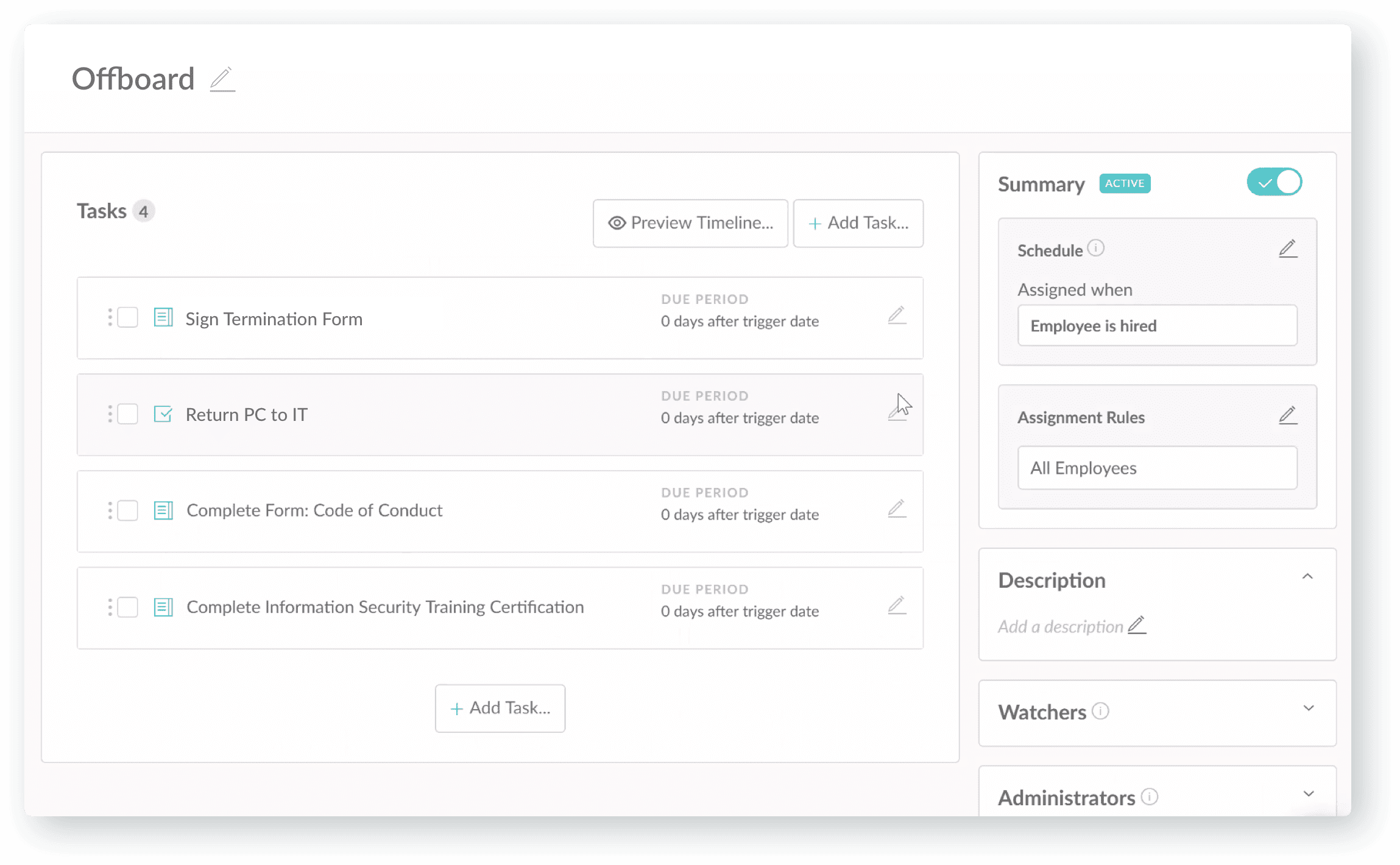 Offboarding Checklist